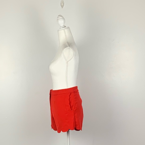 Red Ruffle shorts - Picture 2 of 5